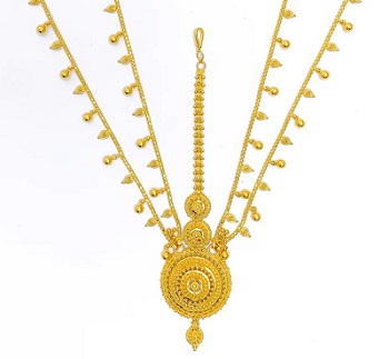 Gold Matha Patti Jewellery